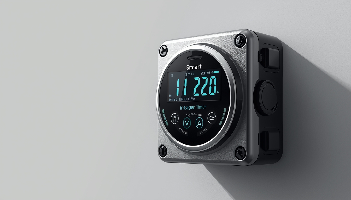 Smart irrigation timer for garden watering at Thakreonchun